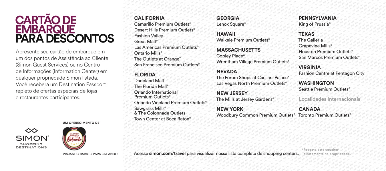 Desconto Outlet Premium International Drive