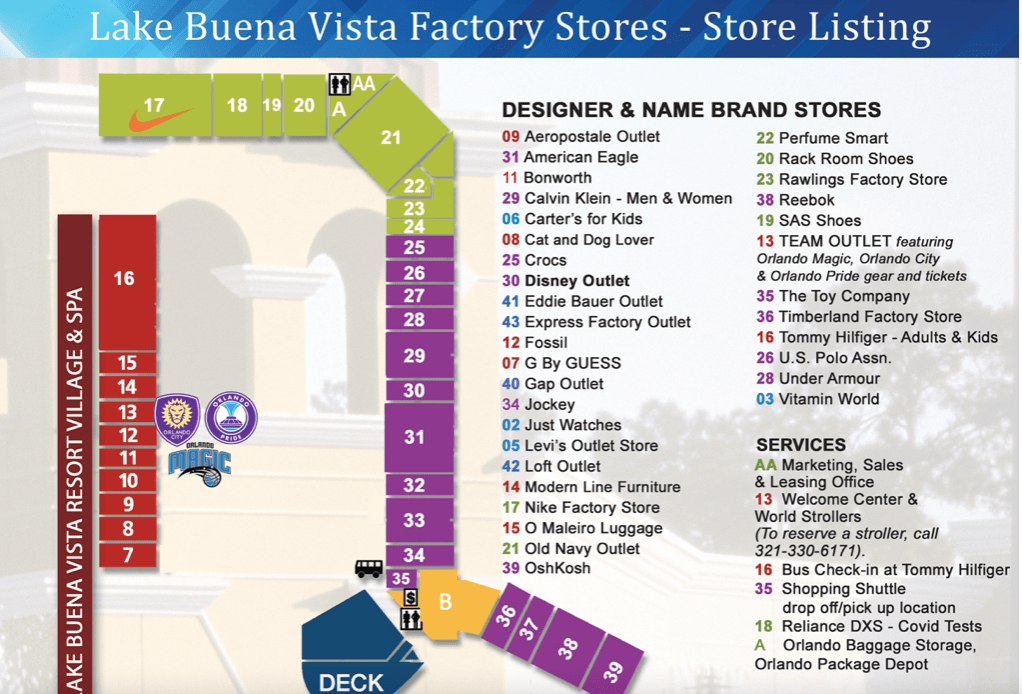 Desconto Outlet Lake Buena Vista 