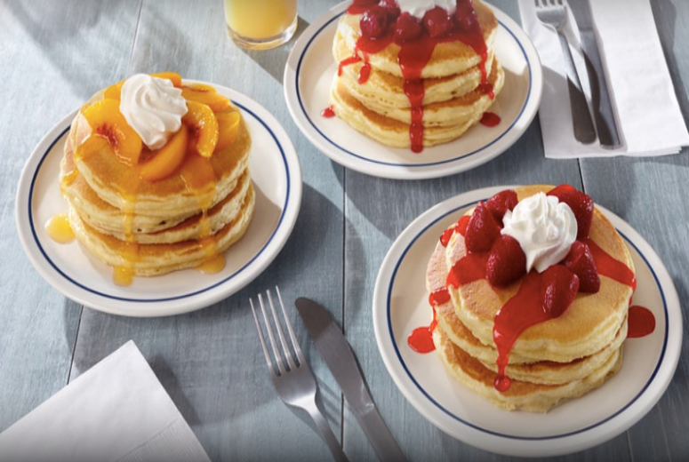 iHop - Delicioso café da manhã americano