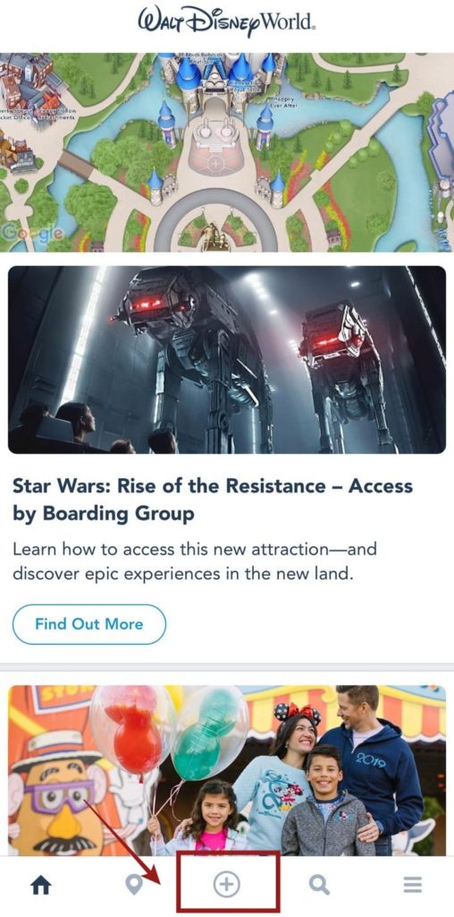 Como pedir comida pelo celular na Disney