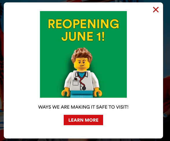 Parque Legoland Anuncia Data de Reabertura