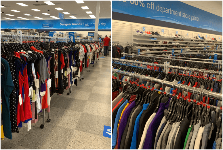 Roupas na Ross