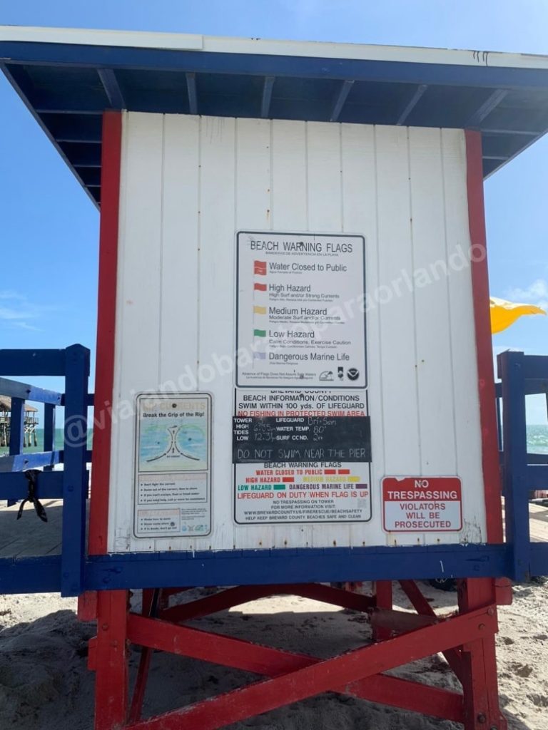 significado de bandeiras nas praias dos Eua 