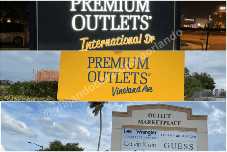 Lojas do Outlet Premium de Orlando