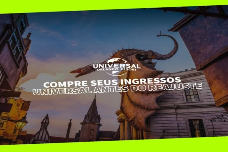 Reajuste no valor dos Ingressos da Universal