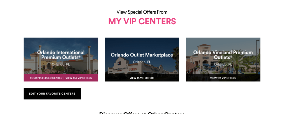 Descontos nos Outlets de Orlando