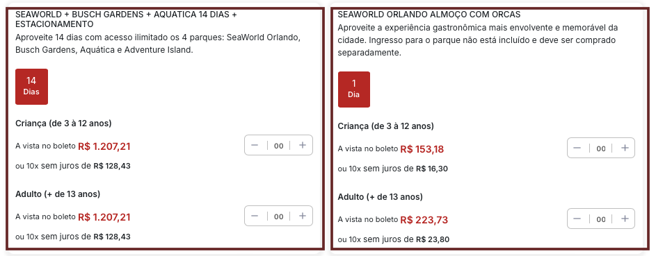 Ingressos SeaWorld Orlando