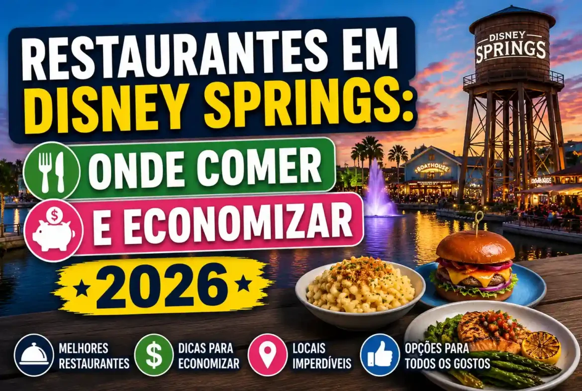 Restaurantes em Disney Springs: Onde Comer e Economizar Restaurantes em Disney Springs