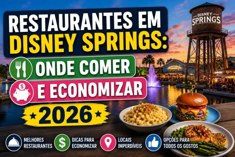 Restaurantes em Disney Springs: Onde Comer e Economizar Restaurantes em Disney Springs