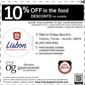 Cupons de Desconto para os Restaurantes de Orlando