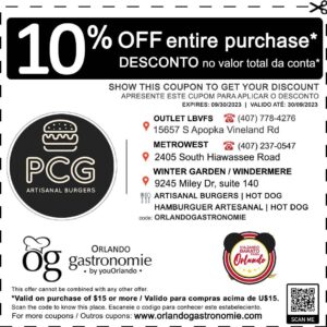 Cupons de Desconto para os Restaurantes de Orlando