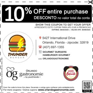 Cupons de Desconto para os Restaurantes de Orlando