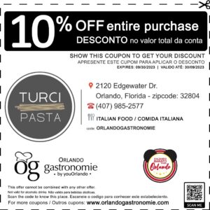 Cupons de Desconto para os Restaurantes de Orlando