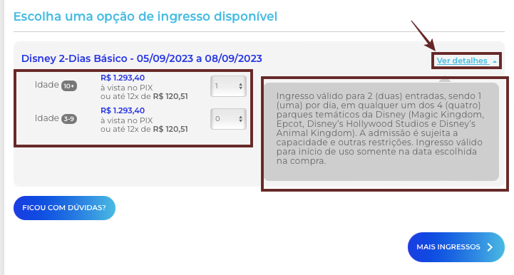 Promoção Ingressos Disney