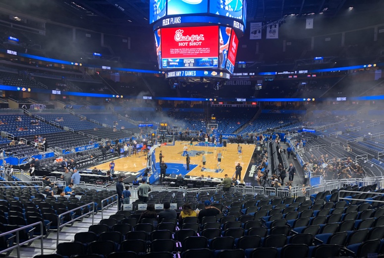 Jogos de basquete NBA em Orlando 