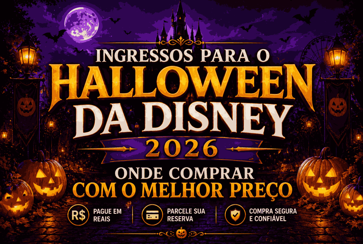 Ingressos para o Halloween da Disney 2026: Onde Comprar Mais Barato em Reais