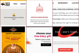 Presentes Grátis no Mês do seu Aniversário nos Estados Unidos