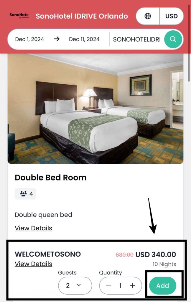 HOTEL EM ORLANDO COM 50% DE DESCONTO