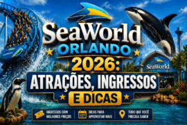 SeaWorld Orlando 2026: Atrações, Ingressos e Dicas