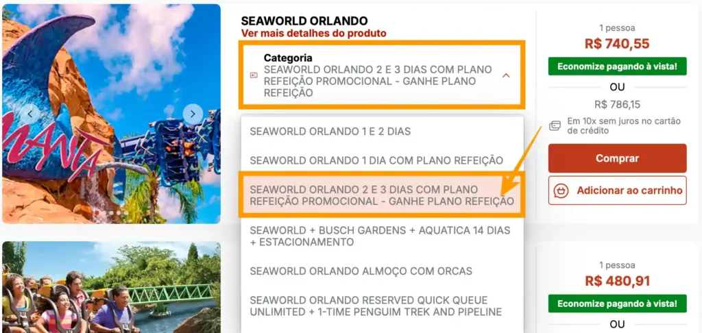 Promocao seaworld