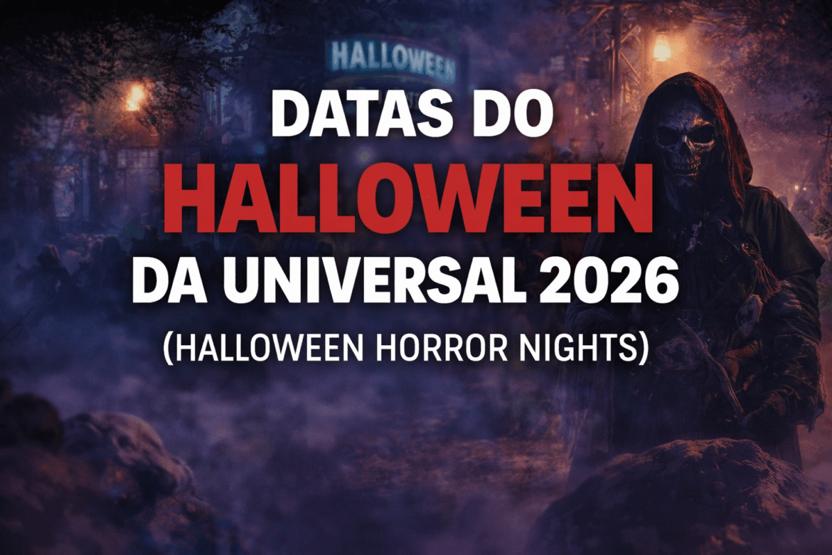 Datas do Halloween da Universal 2026