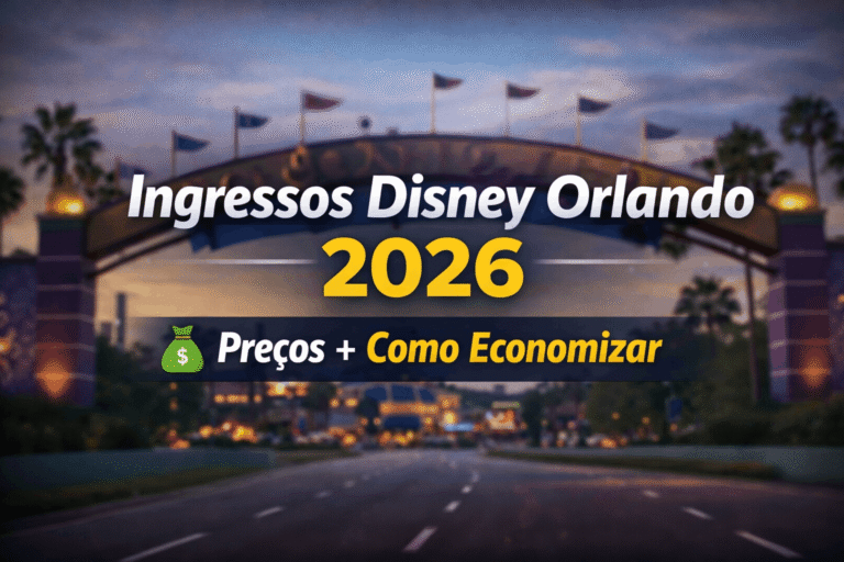 Ingressos Disney em Orlando 2026: Preços e Como Comprar Mais Barato Ingressos Disney Orlando 2026