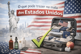 O que pode trazer na mala dos Estados Unidos