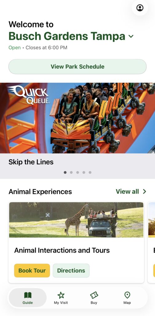 Aplicativos dos Parques de Orlando