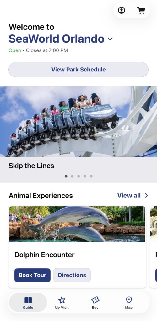 Aplicativos dos Parques de Orlando