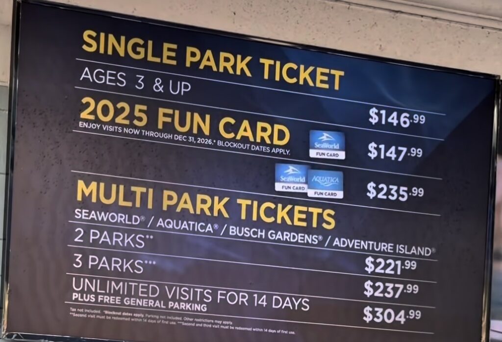 Ingressos SeaWorld Orlando Bilheteria do Parque