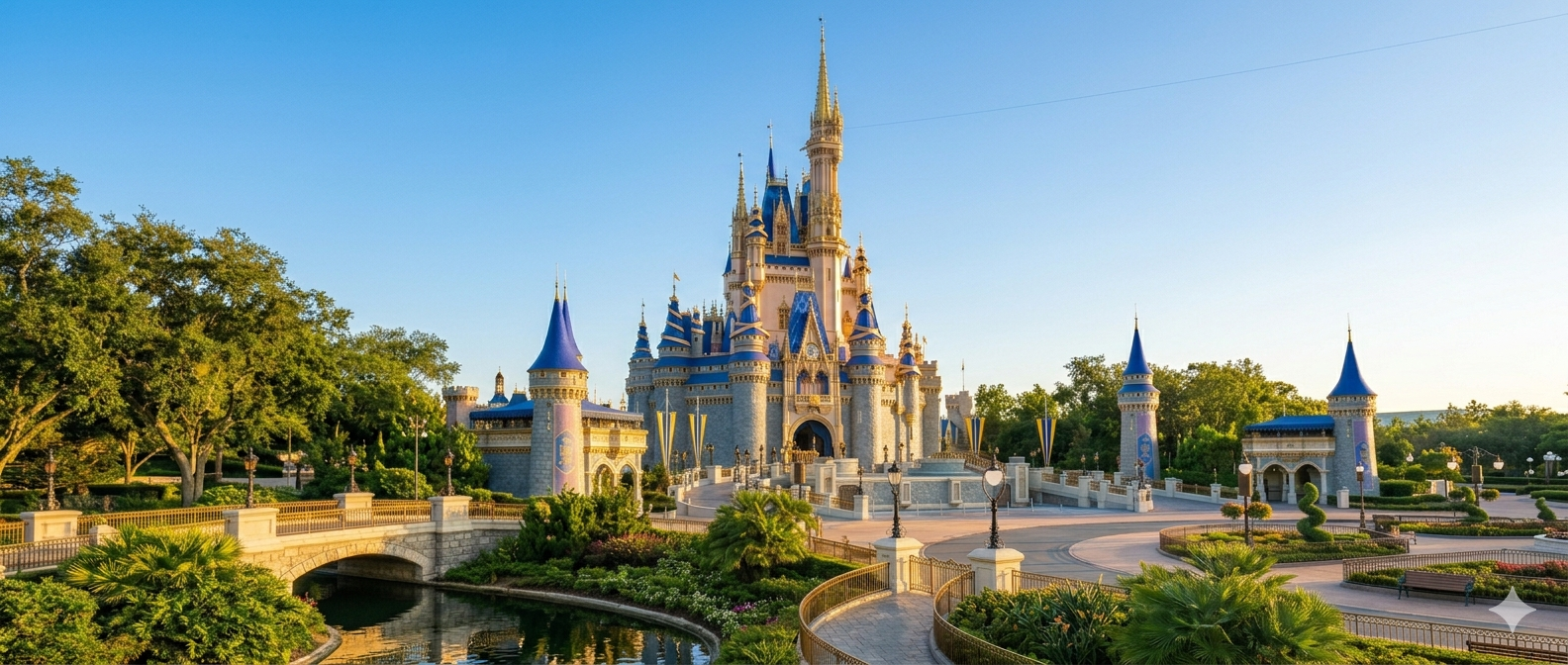 Castelo da Cinderela com a nova pintura clássica em cinza bege azul e dourado em 2026