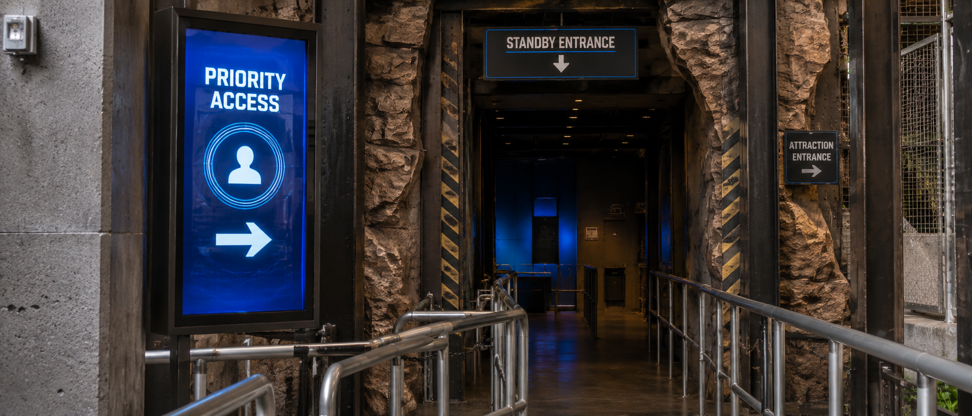 Entrada de fila Lightning Lane em atração do Hollywood Studios em 2026