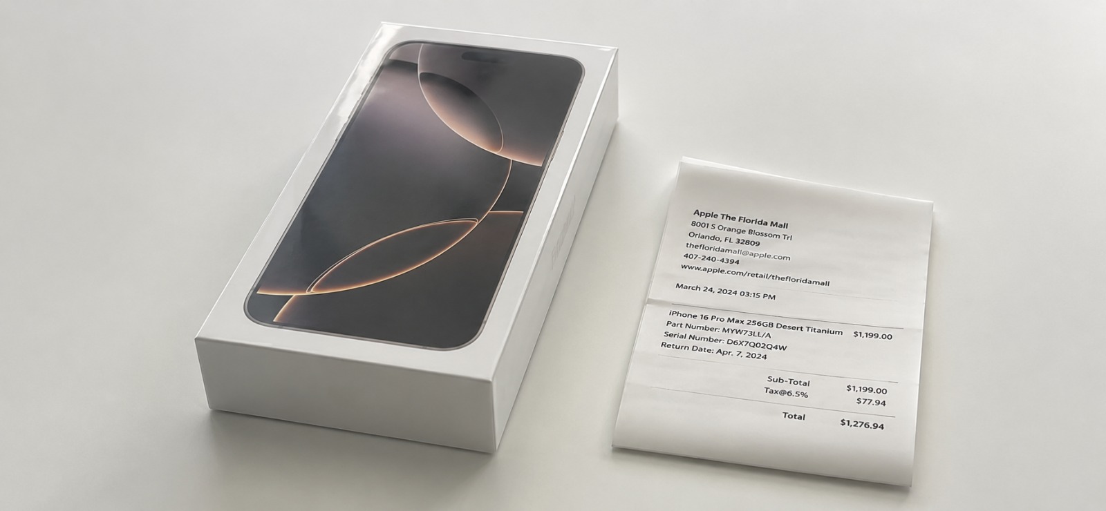 iPhone novo na caixa original comprado em Orlando