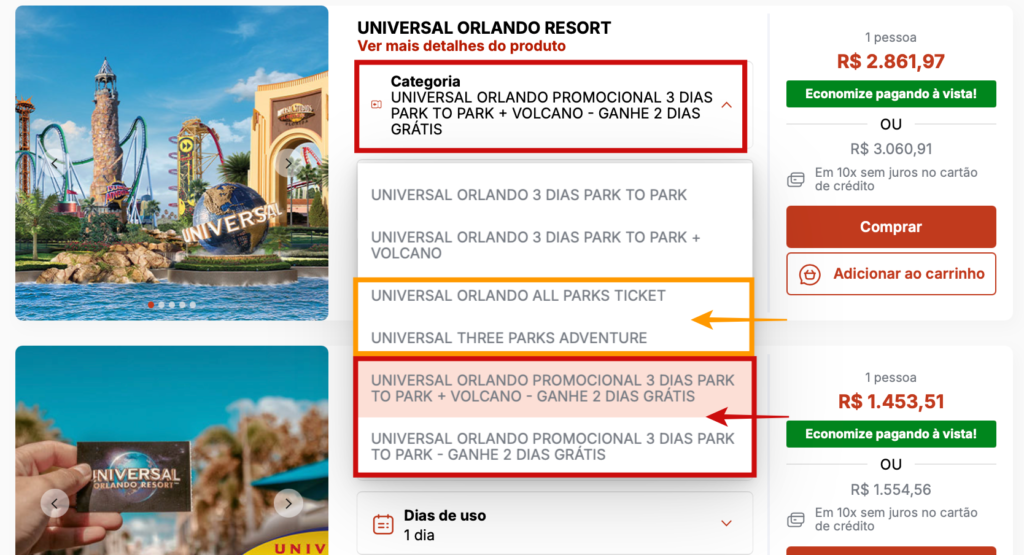 Promoção Ingressos Universal