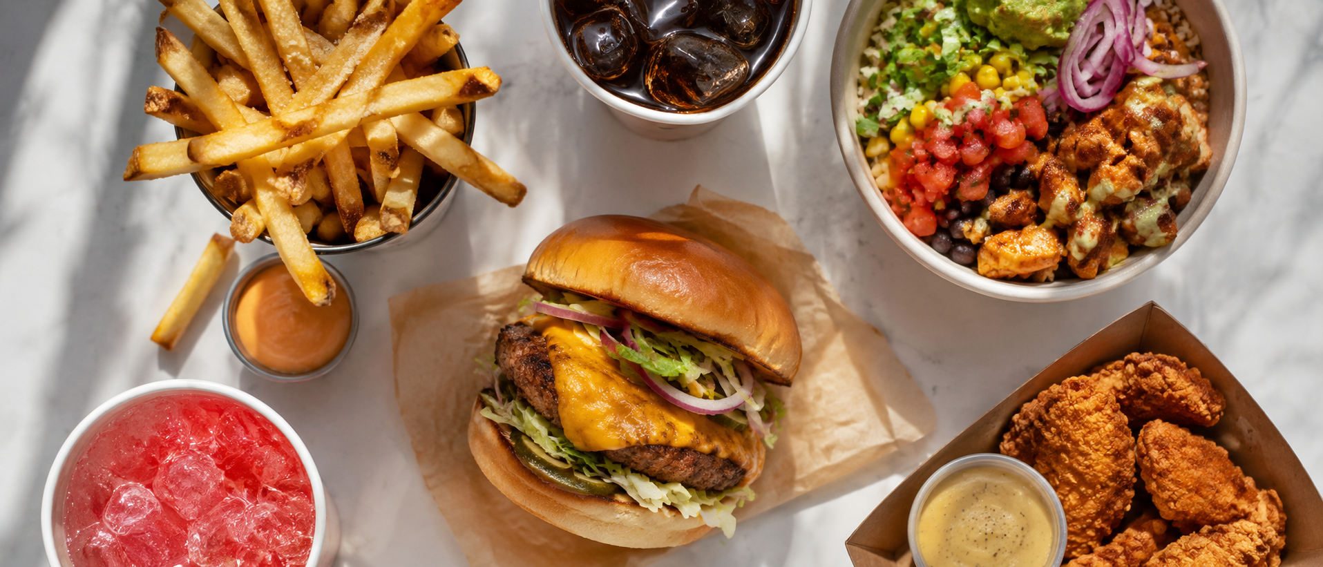 Fast foods de Orlando 2026: hambúrgueres, batatas fritas e refrigerantes das principais redes da cidade