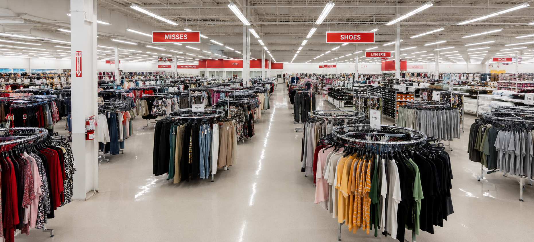 Mega Ross de Kissimmee Rolling Oaks com interior amplo e variedade de produtos