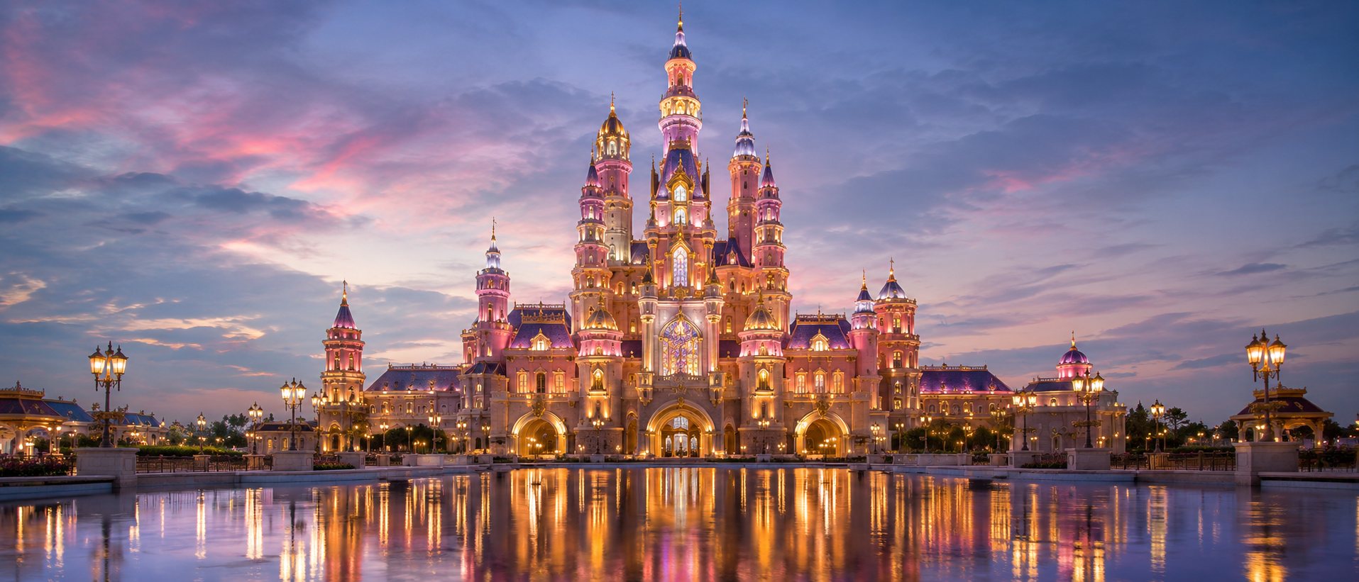 Enchanted Storybook Castle em Shanghai Disneyland, o maior castelo Disney do mundo