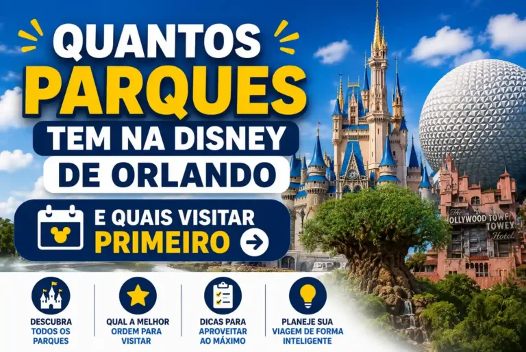 quantos parques tem na disney