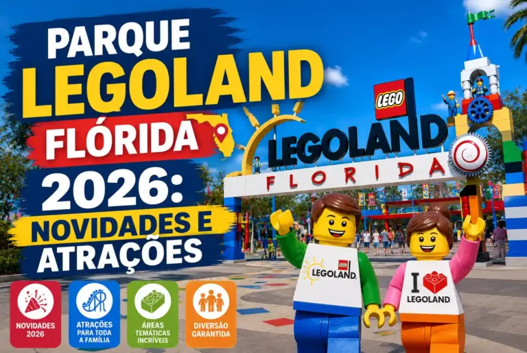 Parque LEGOLAND Flórida 2026: Novidades e Atrações Parque LEGOLAND Flórida
